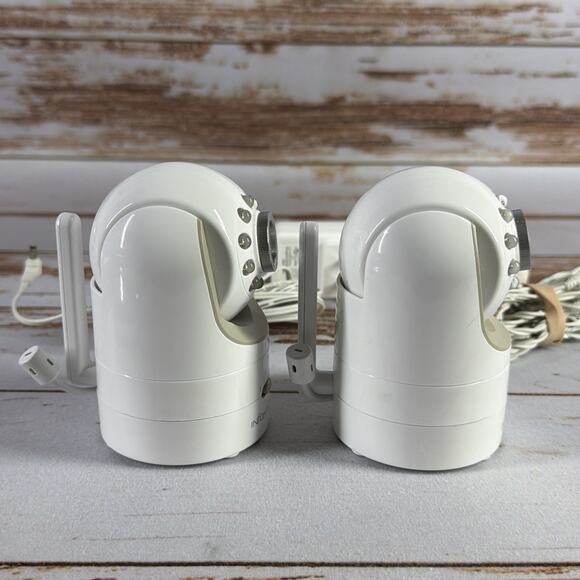 Lot of 2 Infant Optics DXR-8 Baby Monitor Camera Lenses w/ AC Adapters Tested - Picture 4 of 7